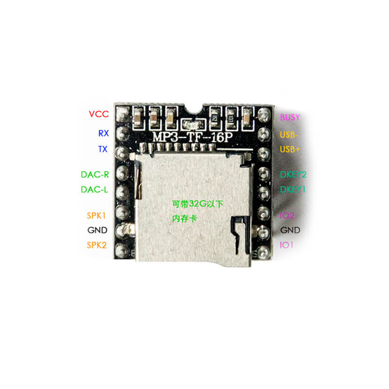 MP3-TF-16P提供串口的MP3？